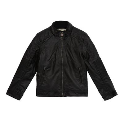 RJR.John Rocha Boys' black shearling lined jacket